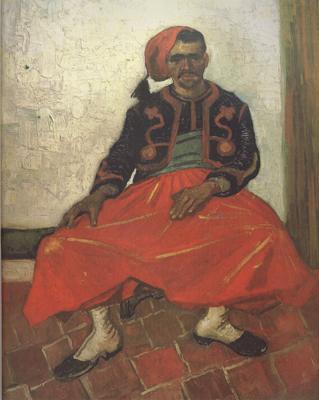 Vincent Van Gogh The Seated Zouave (nn04) oil painting picture